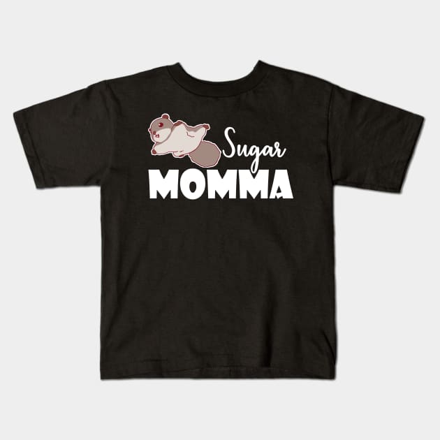 Womens Sugar Glider Mom Gift Product Girls Sugar Gliders Design Kids T-Shirt by Linco